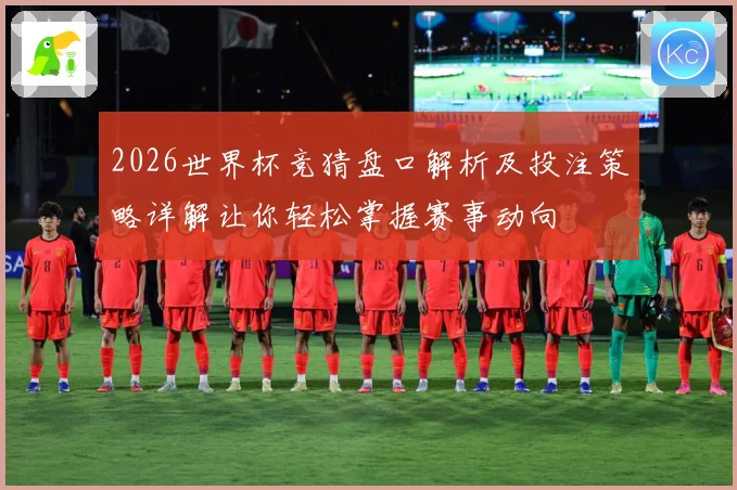 2026世界杯竞猜盘口解析及投注策略详解让你轻松掌握赛事动向